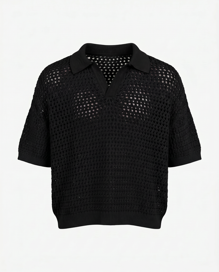 Knitairy Polo - Black