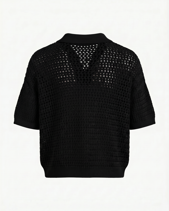 Knitairy Polo - Black