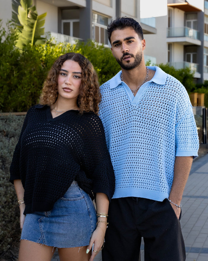 Knitairy Polo - Black