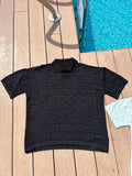Knitted Polo - Black