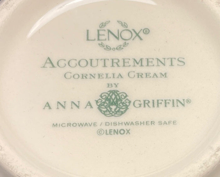Lenox Accoutrements Dessert Pie Plate 6" Center Rose1