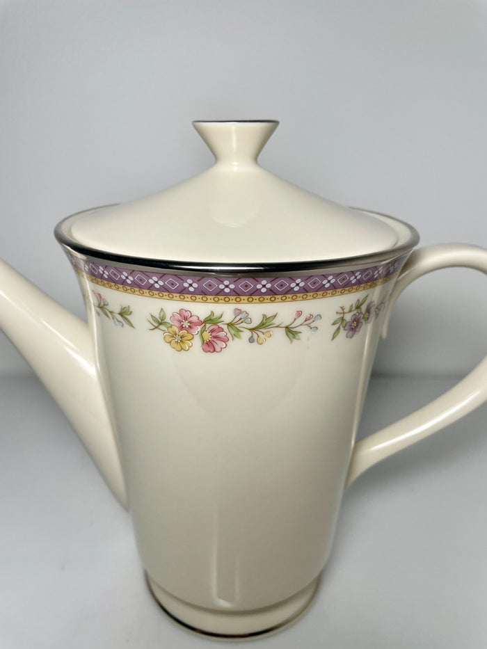 Lenox Amethyst Tea Coffee Pot 8 5/8" 5 Cup2