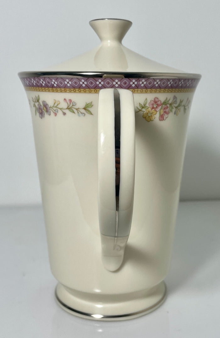 Lenox Amethyst Tea Coffee Pot 8 5/8" 5 Cup4