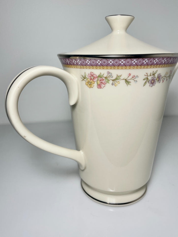 Lenox Amethyst Tea Coffee Pot 8 5/8" 5 Cup6
