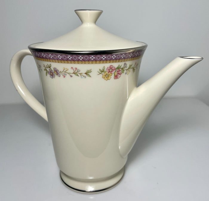 Lenox Amethyst Tea Coffee Pot 8 5/8" 5 Cup7