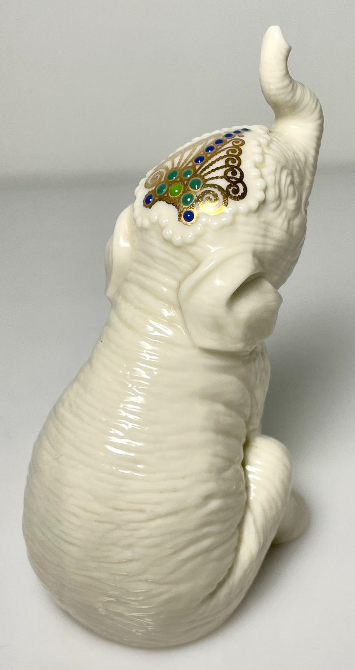 Lenox China Jewels Figurines Collection Palace Elephant Calf Sitting 4 1/2"0
