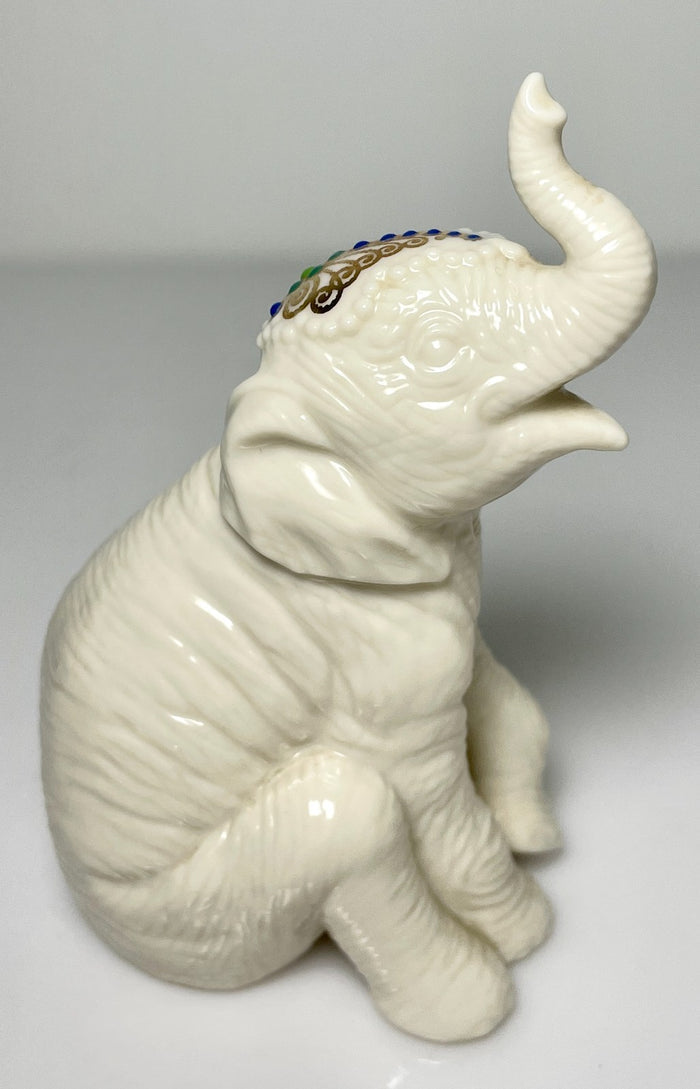 Lenox China Jewels Figurines Collection Palace Elephant Calf Sitting 4 1/2"2