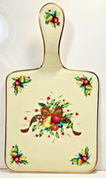 Lenox Christmas Holiday Tartan Handled Cheese Board 12" New0