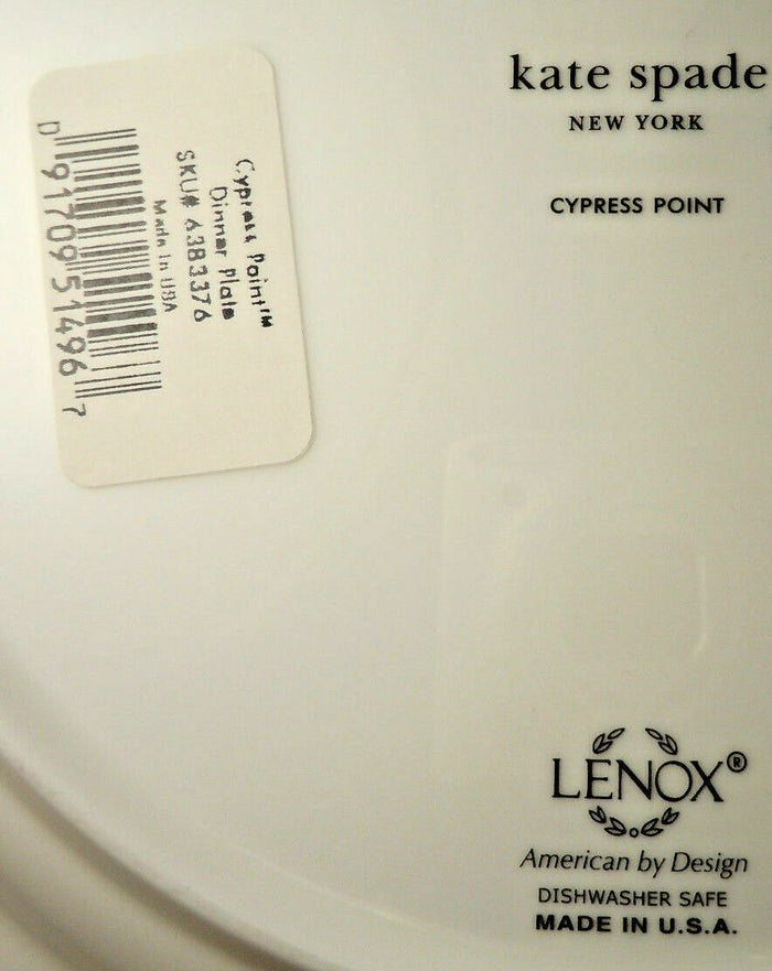 Lenox Cypress Kate Spade Point Salad Plate 8 1/4" New1