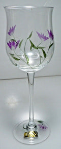 Lenox Floral Spirit Tulip Wine Glass 8 7/8" Purple0