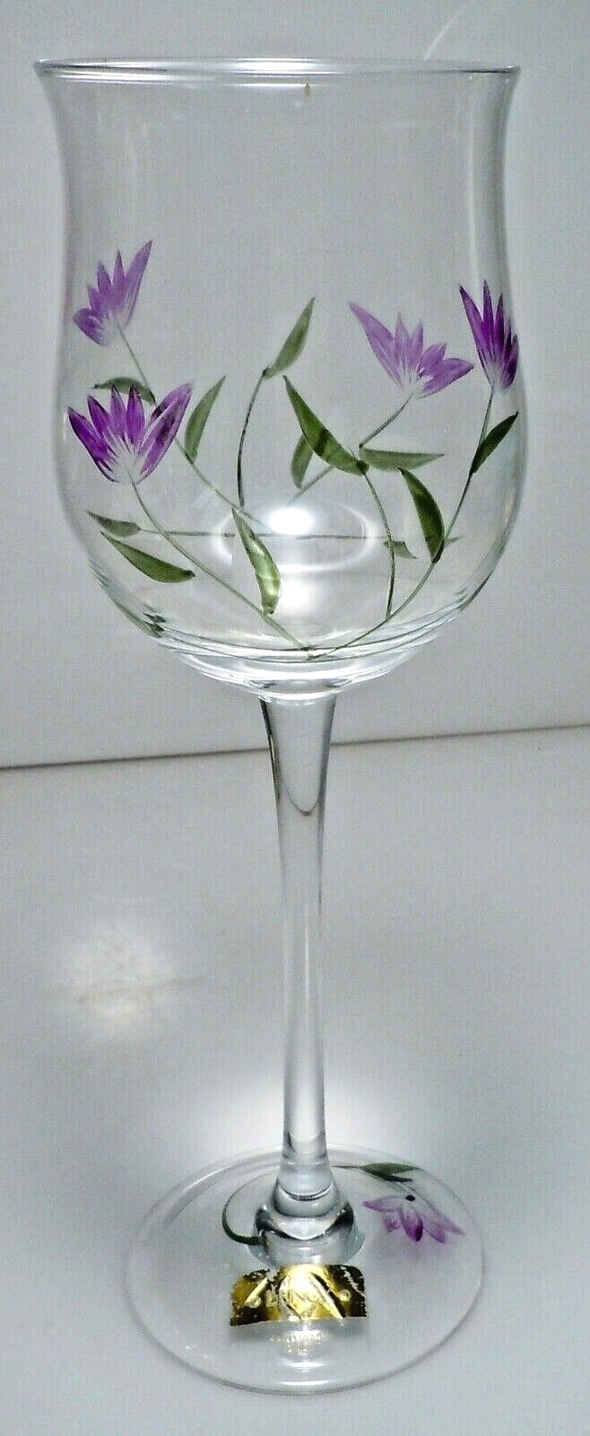 Lenox Floral Spirit Tulip Wine Glass 8 7/8" Purple0