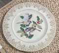 Lenox Garden Bird Collection Chickadee Holly and Berries 8 1/4"0