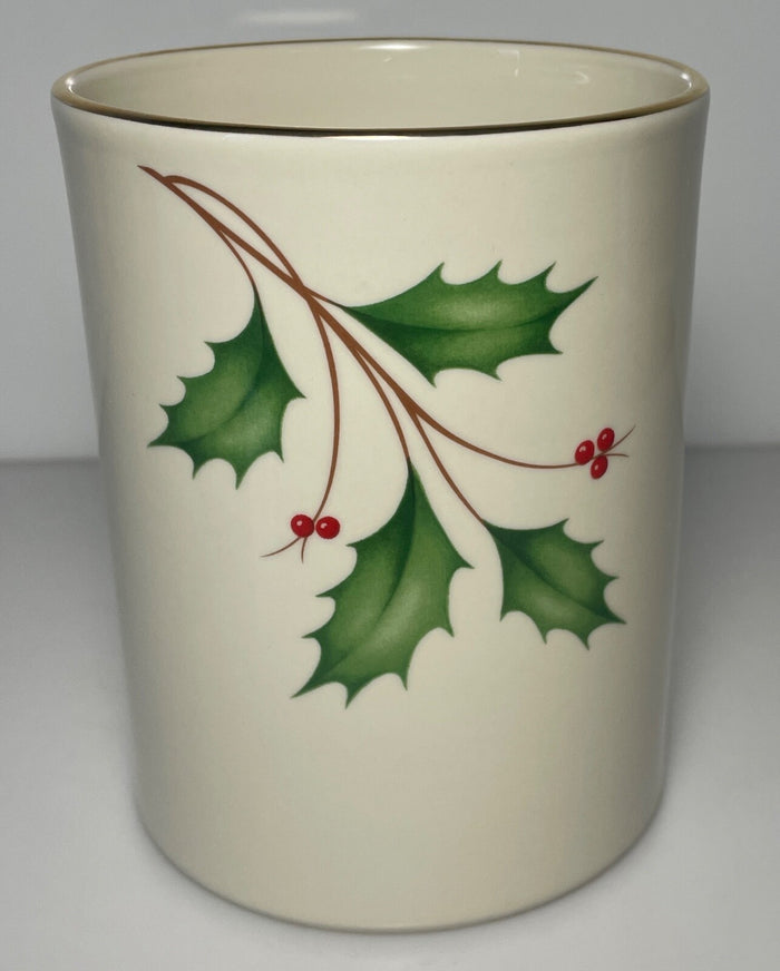 Lenox Holiday Canister Vase 4 3/4"0