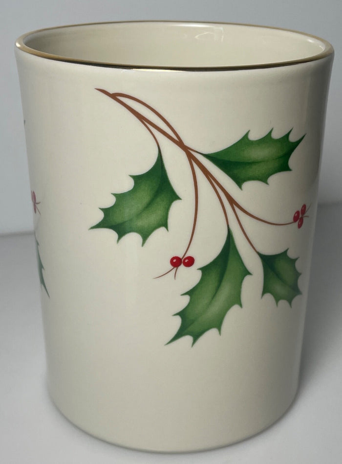 Lenox Holiday Canister Vase 4 3/4"1