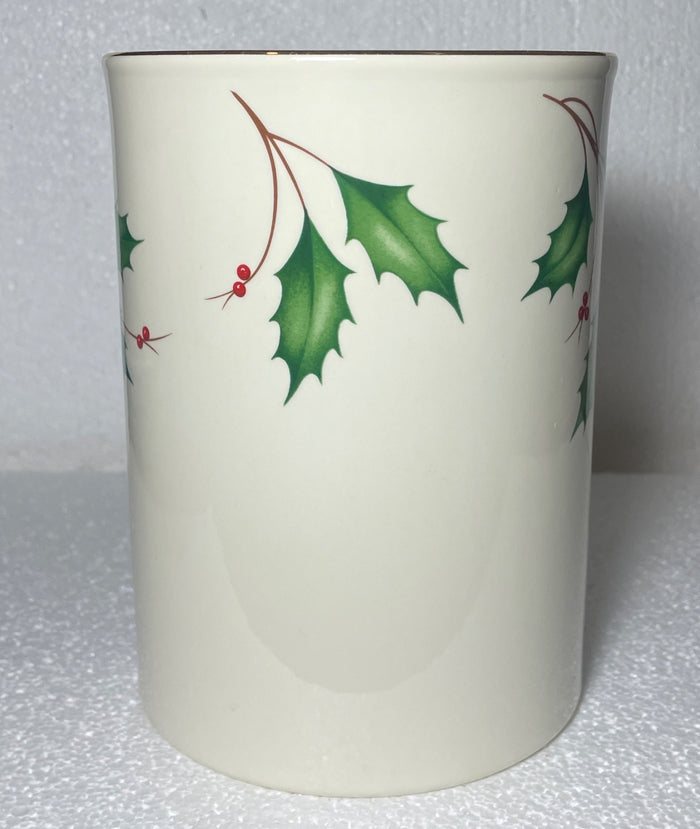 Lenox Holiday Canister Vase 7 1/8"1