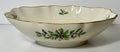 Lenox Holiday Dimension Oval Fluted Bowl 10"0