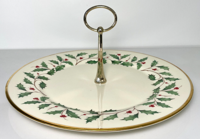 Lenox Holiday Handled Tray 10 3/4"0