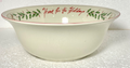 Lenox Holiday Inspiration Illustrations Sentiment Bowl Home for Holidays 7 1/8"0