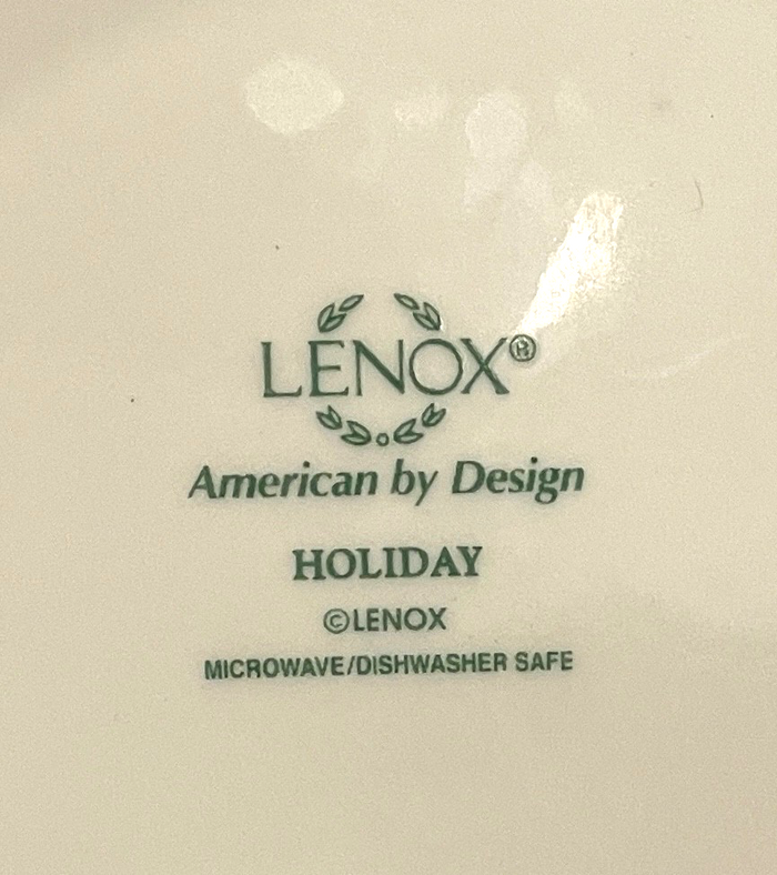 Lenox Holiday Inspiration Illustrations Sentiment Bowl Home for Holidays 7 1/8"2