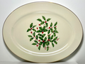 Lenox Holiday Presidential Oval Platter 13 5/8"0