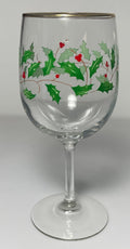 Lenox Holiday Water Goblet 7 1/2" 10 Ounce0