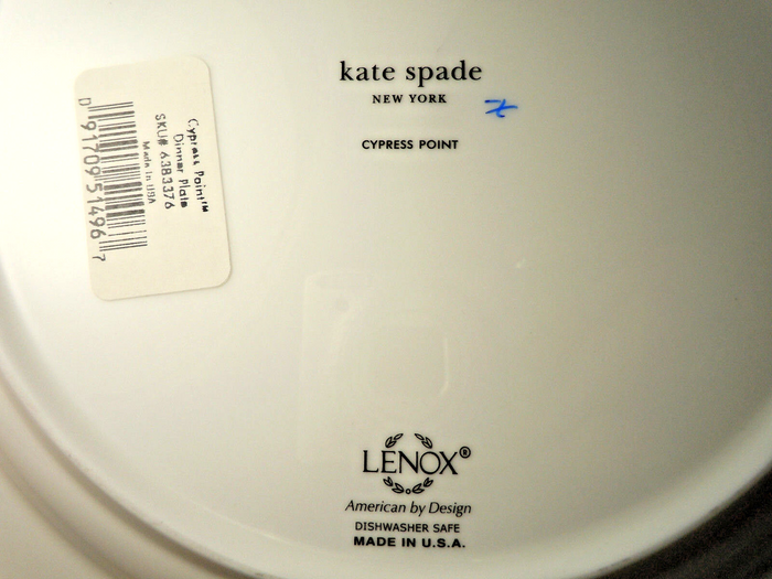 Lenox Kate Spade Cypress Point Dinner Plate 10 7/8"1