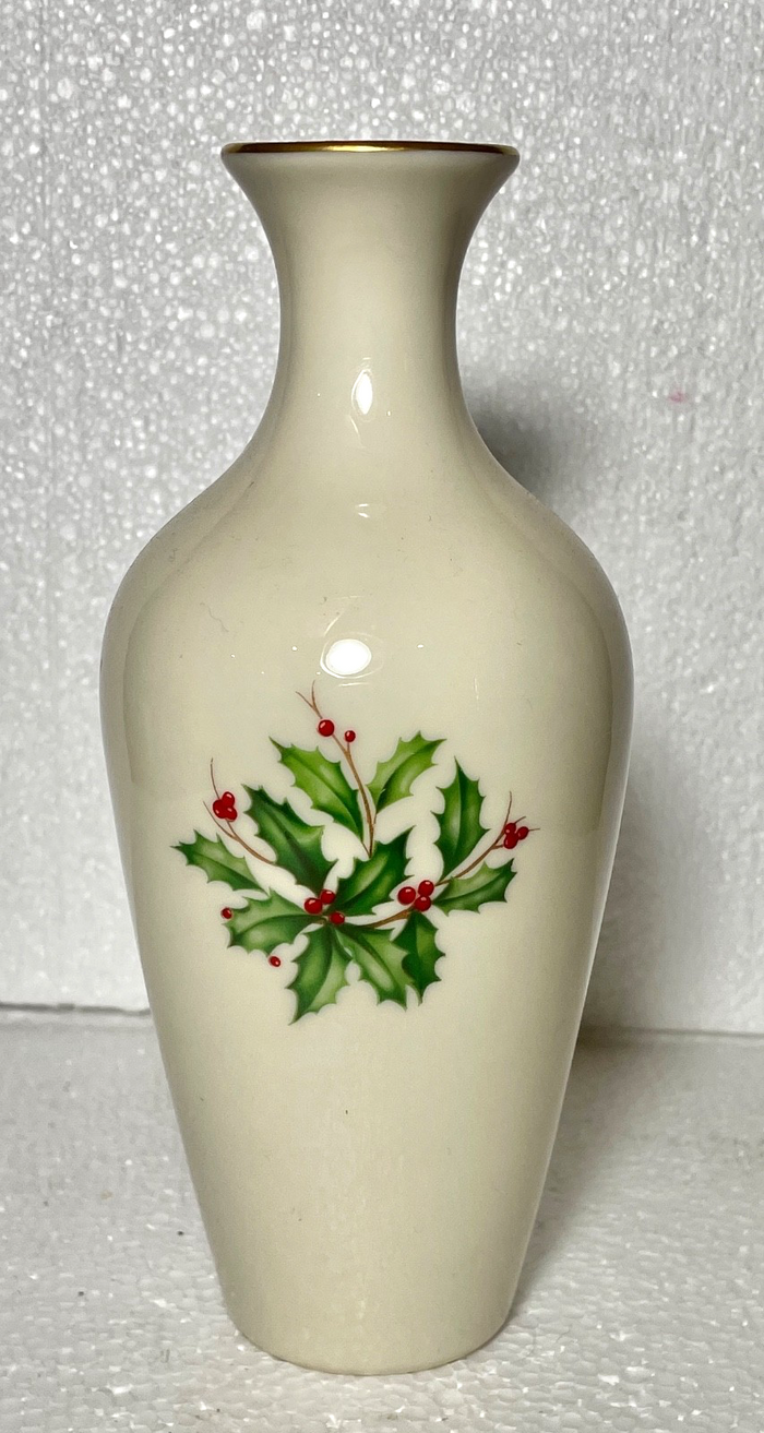 Lenox L5 Bud Vase 7 1/8" Holiday Christmas0