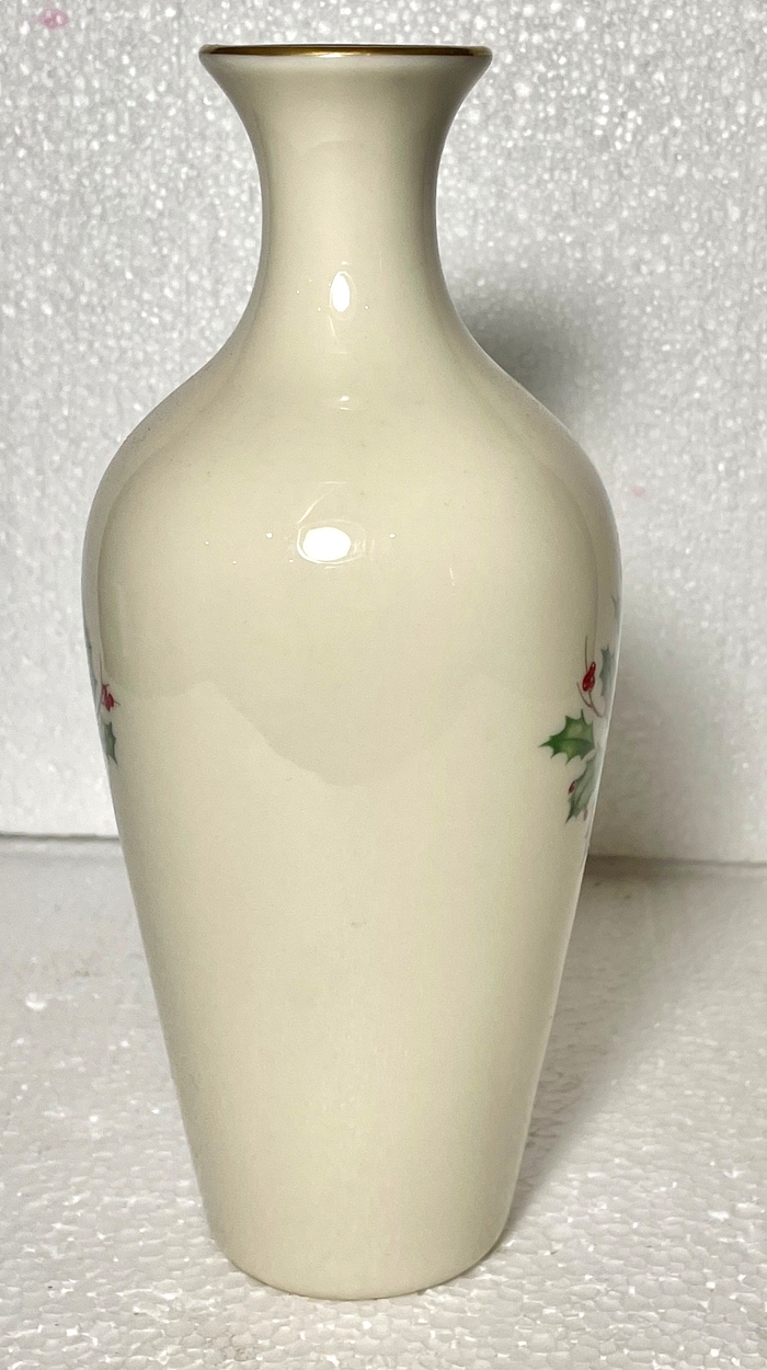 Lenox L5 Bud Vase 7 1/8" Holiday Christmas1
