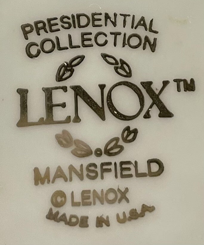 Lenox Mansfield Sugar Bowl and Lid1