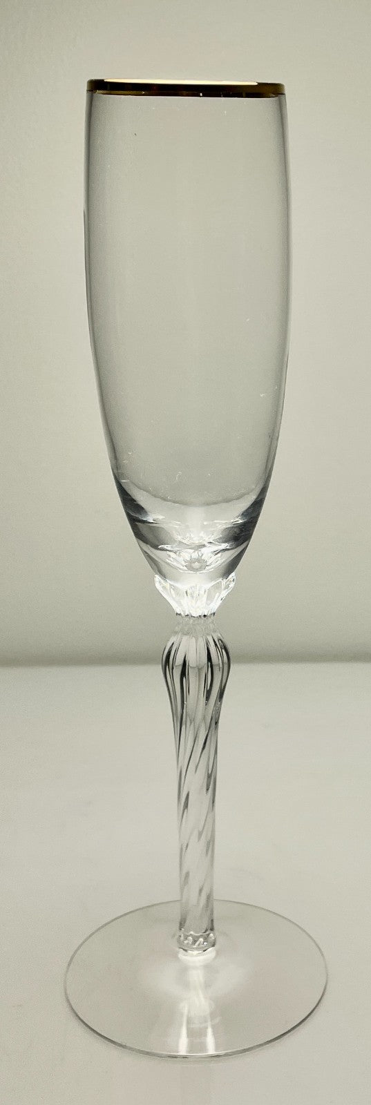 Lenox Monroe Gold Trim Champagne Flute 9 1/8"0