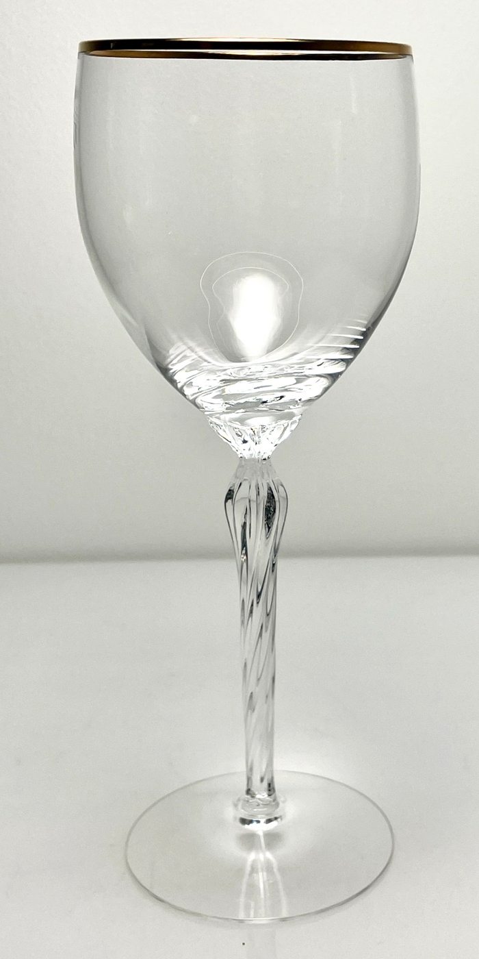Lenox Monroe Gold Trim Wine Glass 7 5/8"1