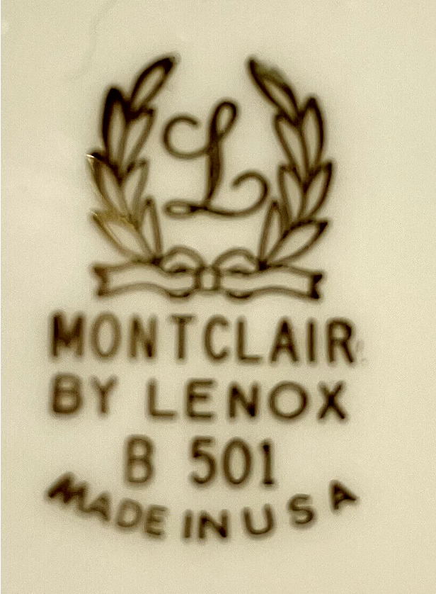 Lenox Montclair Bread and Butter Plate 6 3/8"1