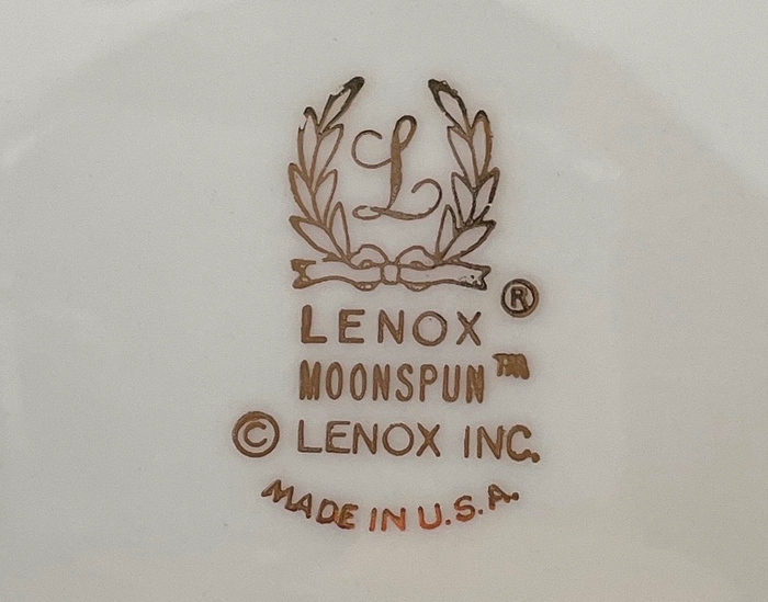 Lenox Moonspun Oval Vegetable Bowl 10 1/4"3