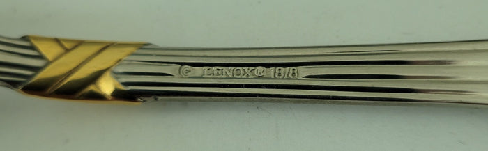 Lenox Mountain View Gold Glossy Stainless 18 8 Fork2