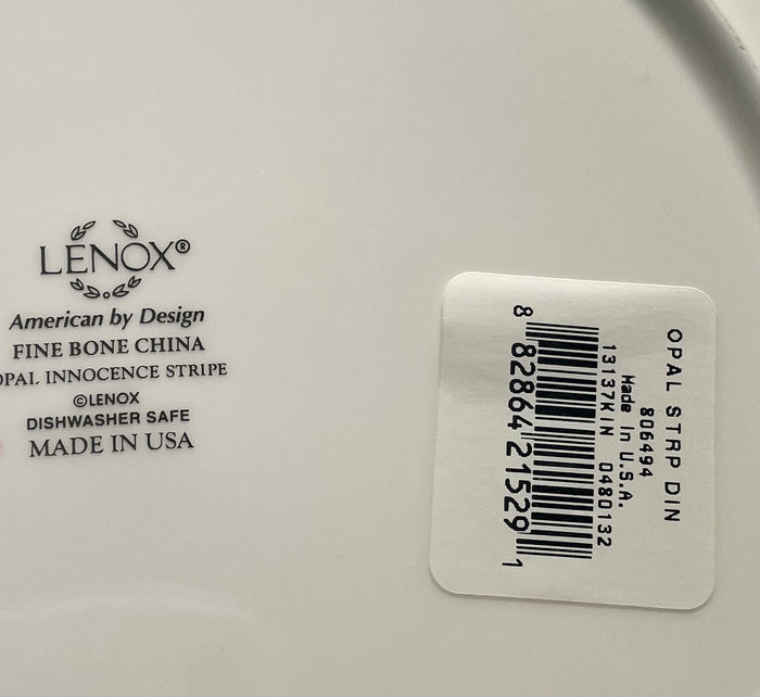 Lenox Opal Innocence Dinner Plate 10 7/8" New2