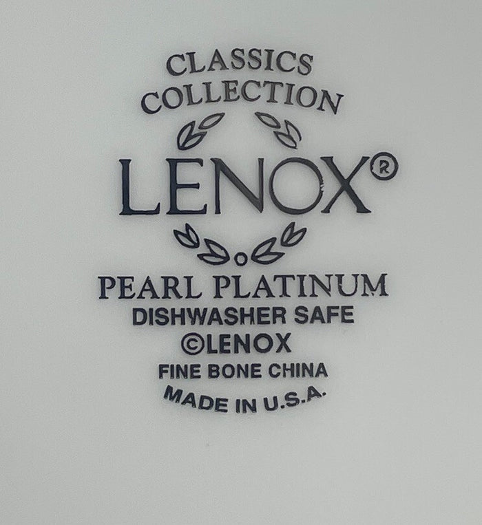 Lenox Pearl Platinum Bread and Butter Plate 6 3/8"1