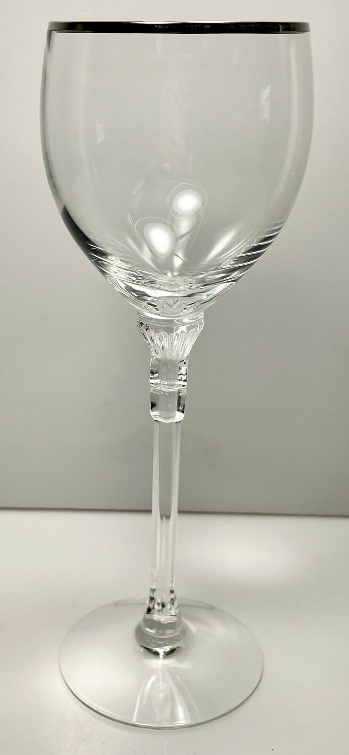 Lenox Phoenix Platinum Wine Glass 8"0