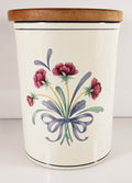 Lenox Poppies on Blue Canister Large 7 1/2"0