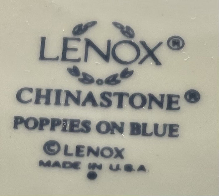 Lenox Poppies On Blue Cup ONLY 2 3/4"1