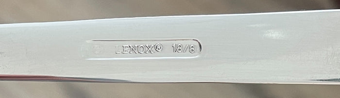 Lenox Tin Can Alley Glossy Stainless Salad Fork 7 1/8"2