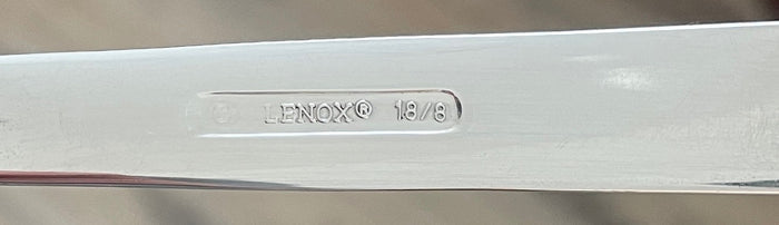 Lenox Tin Can Alley Place Oval Soup Spoon 7 1/8" Stainless Set of 21