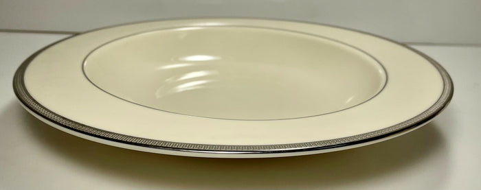 Lenox Tuxedo Platinum Rim Soup Bowl 9 1/8"1