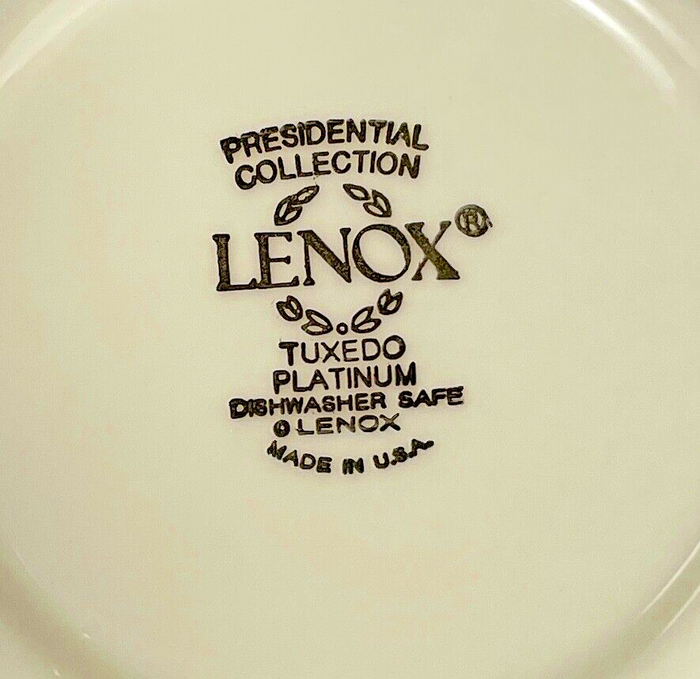 Lenox Tuxedo Platinum Saucer  5 3/4"1