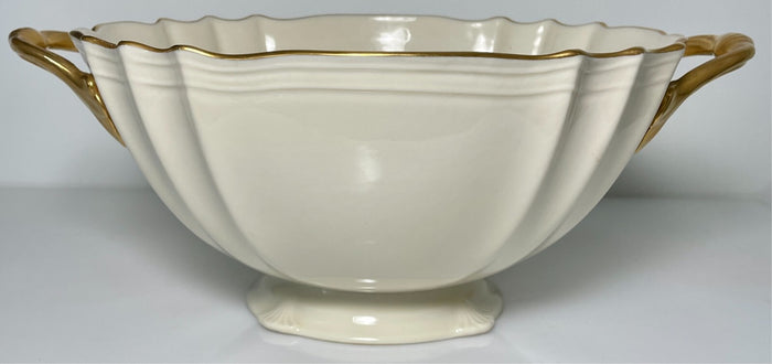 Lenox Valencia Round Vegetable Bowl Handled 9 1/4"0