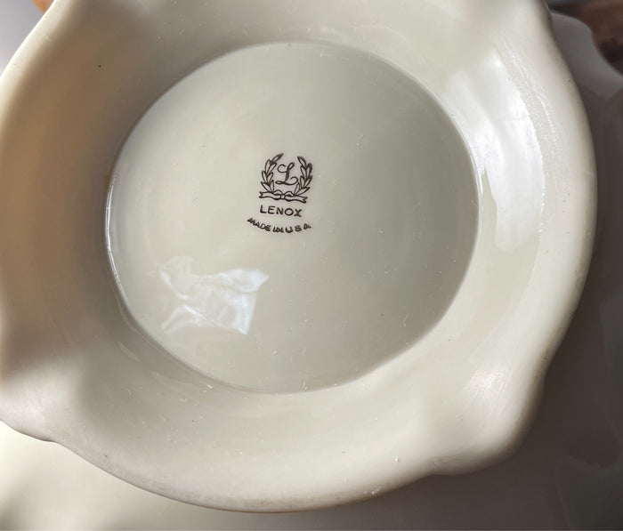 Lenox Valencia Round Vegetable Bowl Handled 9 1/4"3