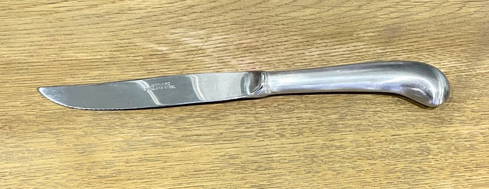 Leonard Silver Old Rockport Pistol Steak Knife 9" Stainless0