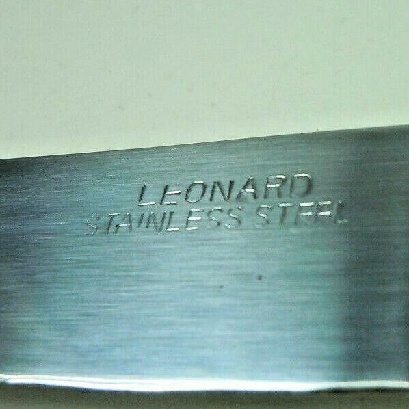 Leonard Silver Old Rockport Pistol Steak Knife 9" Stainless3