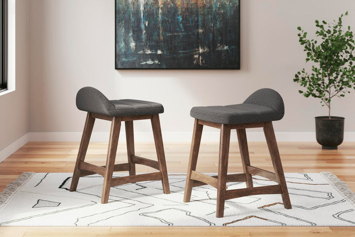 Charcoal/Brown / Counter Height