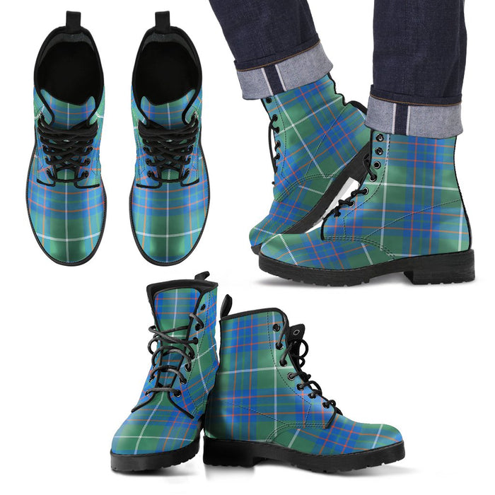 MacIntyre Hunting Ancient Tartan Leather Boots Footwear Shoes