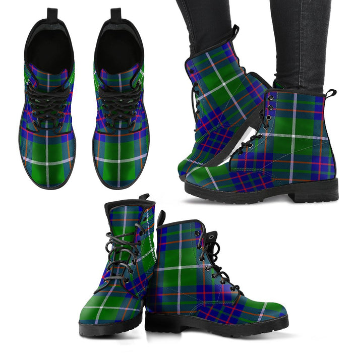 MacIntyre Hunting Modern Tartan Leather Boots